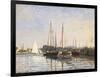 Pleasure Boats at Argenteuil-Claude Monet-Framed Art Print