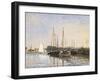 Pleasure Boats at Argenteuil-Claude Monet-Framed Art Print