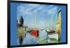 Pleasure Boats At Argenteuil-Claude Monet-Framed Art Print