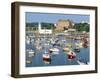 Pleasure Boats in the Harbour at Scarborough, North Yorkshire, England, UK-Robert Francis-Framed Photographic Print