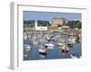 Pleasure Boats in the Harbour at Scarborough, North Yorkshire, England, UK-Robert Francis-Framed Photographic Print