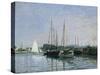 Pleasure Boats Near Argenteuil-Claude Monet-Stretched Canvas