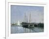 Pleasure Boats Near Argenteuil-Claude Monet-Framed Giclee Print