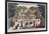 Pleasure Garden at Gentilly Near Paris (Colour Engraving)-French-Framed Giclee Print