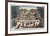Pleasure Garden at Gentilly Near Paris (Colour Engraving)-French-Framed Giclee Print