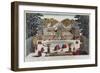 Pleasure Garden at Gentilly Near Paris (Colour Engraving)-French-Framed Giclee Print