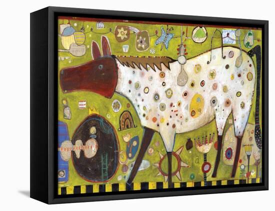 Pleasure Horse-Jill Mayberg-Framed Stretched Canvas