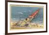 Pleasure Pier, Galveston, Texas-null-Framed Art Print