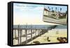 Pleasure Pier, Oceanside, California-null-Framed Stretched Canvas