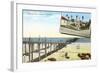 Pleasure Pier, Oceanside, California-null-Framed Art Print