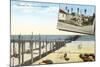 Pleasure Pier, Oceanside, California-null-Mounted Art Print