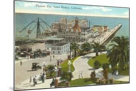 Pleasure Pier, Santa Monica, California-null-Mounted Art Print