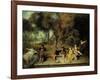 Pleasures of Love, Ca. 1718-1719-Jean Antoine Watteau-Framed Giclee Print