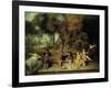 Pleasures of Love, Ca. 1718-1719-Jean Antoine Watteau-Framed Giclee Print