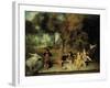 Pleasures of Love, Ca. 1718-1719-Jean Antoine Watteau-Framed Giclee Print