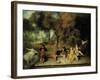 Pleasures of Love, Ca. 1718-1719-Jean Antoine Watteau-Framed Giclee Print