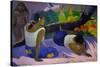 Pleasures of the Evil Spirit, (Arearea No Vareua Ino), 1894-Paul Gauguin-Stretched Canvas