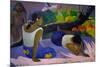 Pleasures of the Evil Spirit, (Arearea No Vareua Ino), 1894-Paul Gauguin-Mounted Giclee Print