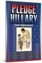 Pledge Hillary for President-null-Mounted Art Print