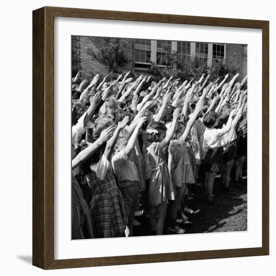 Pledge of Allegiance, 1942-Science Source-Framed Giclee Print