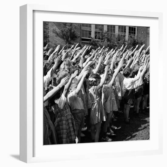 Pledge of Allegiance, 1942-Science Source-Framed Giclee Print