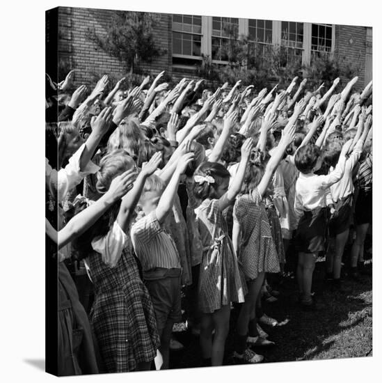 Pledge of Allegiance, 1942-Science Source-Stretched Canvas