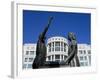 Pledge of Allegiance Statue and Scott M. Matheson Courthouse, Salt Lake City, Utah, USA-Richard Cummins-Framed Photographic Print