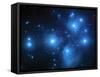 Pleiades Star Cluster (M45)-null-Framed Stretched Canvas