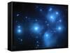 Pleiades Star Cluster (M45)-null-Framed Stretched Canvas