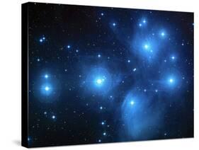 Pleiades Star Cluster (M45)-null-Stretched Canvas