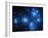 Pleiades Star Cluster (M45)-null-Framed Photographic Print