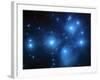 Pleiades Star Cluster (M45)-null-Framed Photographic Print