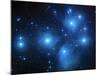 Pleiades Star Cluster (M45)-null-Mounted Photographic Print