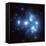 Pleiades Star Cluster-Stocktrek Images-Framed Stretched Canvas