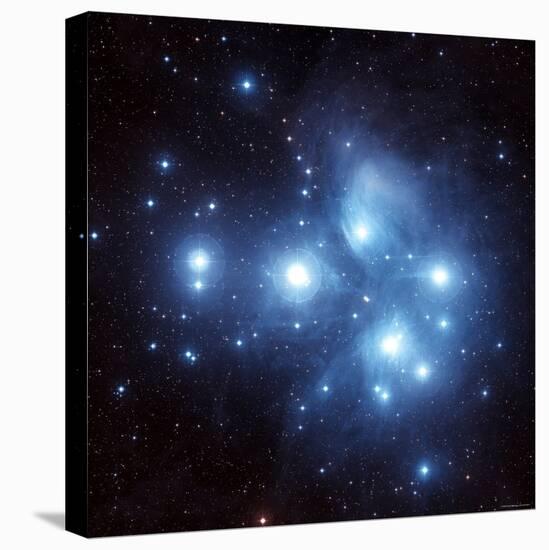 Pleiades Star Cluster-Stocktrek Images-Stretched Canvas