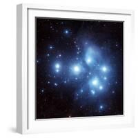 Pleiades Star Cluster-Stocktrek Images-Framed Photographic Print