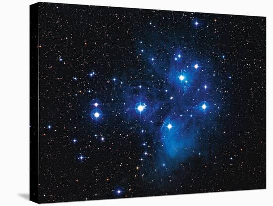 Pleiades Star Cluster-Slawik Birkle-Stretched Canvas