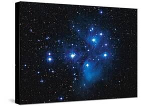 Pleiades Star Cluster-Slawik Birkle-Stretched Canvas