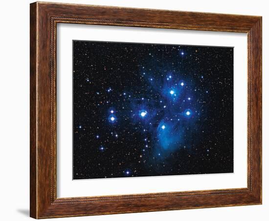 Pleiades Star Cluster-Slawik Birkle-Framed Photographic Print