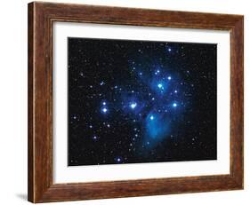 Pleiades Star Cluster-Slawik Birkle-Framed Photographic Print