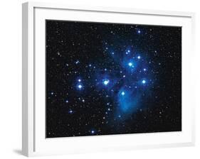 Pleiades Star Cluster-Slawik Birkle-Framed Photographic Print