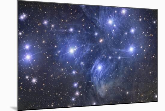 Pleiades Star Cluster-Stocktrek Images-Mounted Photographic Print