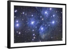 Pleiades Star Cluster-Stocktrek Images-Framed Photographic Print