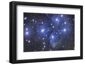 Pleiades Star Cluster-Stocktrek Images-Framed Premium Photographic Print