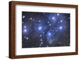 Pleiades Star Cluster-Stocktrek Images-Framed Photographic Print