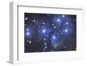 Pleiades Star Cluster-Stocktrek Images-Framed Photographic Print