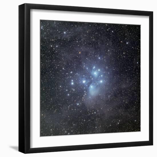 Pleiades Surrounded by Dust and Nebulosity-Stocktrek Images-Framed Premium Photographic Print