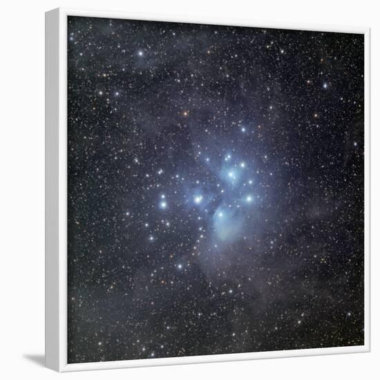 Pleiades Surrounded by Dust and Nebulosity-Stocktrek Images-Framed Photographic Print