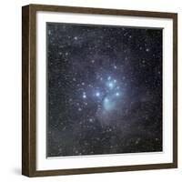 Pleiades Surrounded by Dust and Nebulosity-Stocktrek Images-Framed Photographic Print