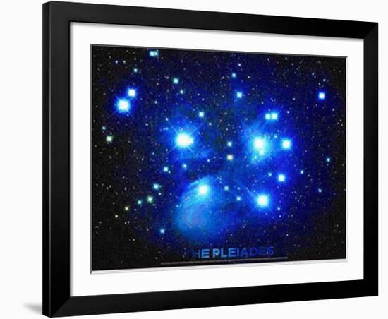 Pleiades-null-Framed Art Print